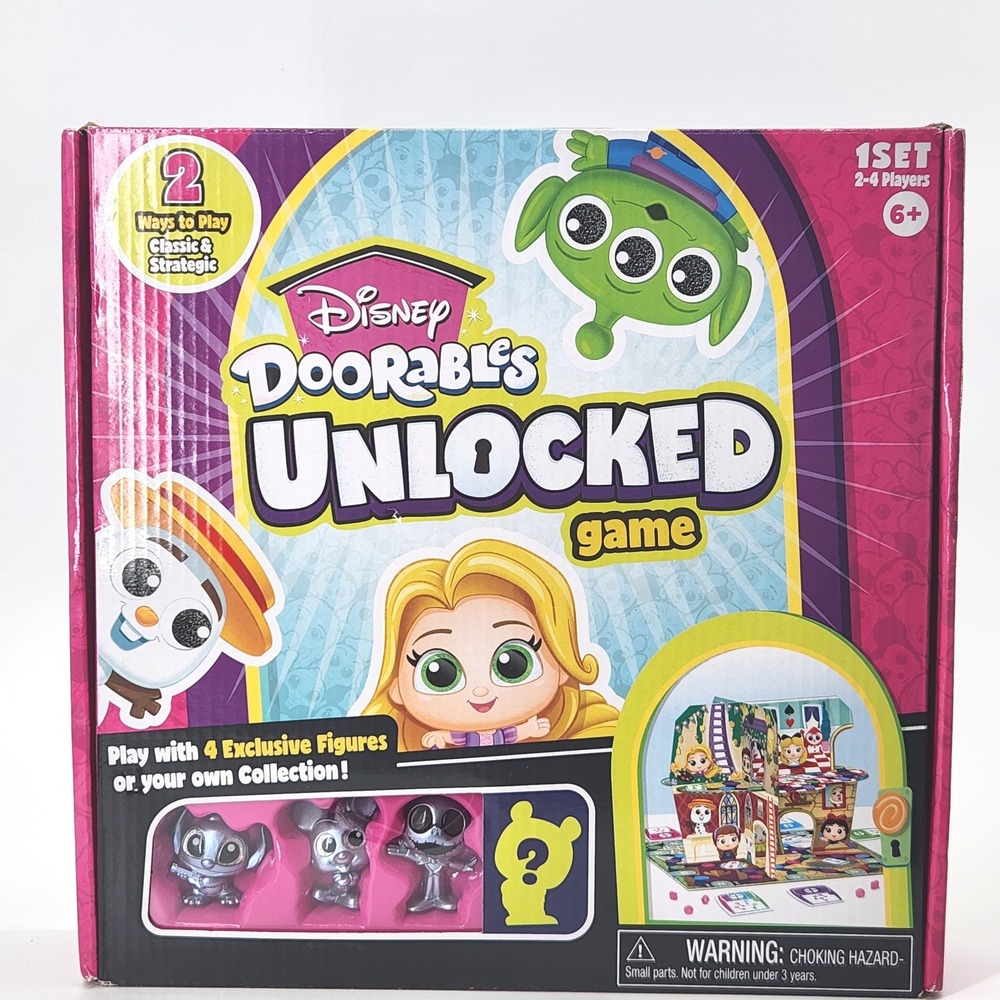 Disney Doorables Unlocked Game with‎ 4 Exclusive Figures 2904SK01 Just Play New